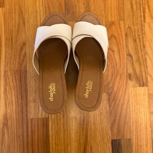 Charlotte Russe Wedges. Size 9 White